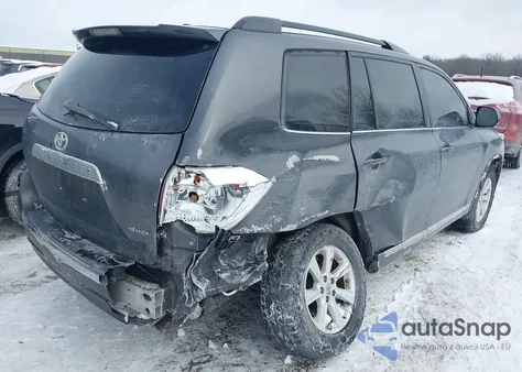 2012 Toyota Highlander Base V6 z USA, uszkodzony, nr VIN 5TDBK3EH6CS115710